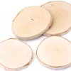 Tout Pour le Jeu 4 grandes rondelles bois brut avec écorce - entre 7 et 10 cm