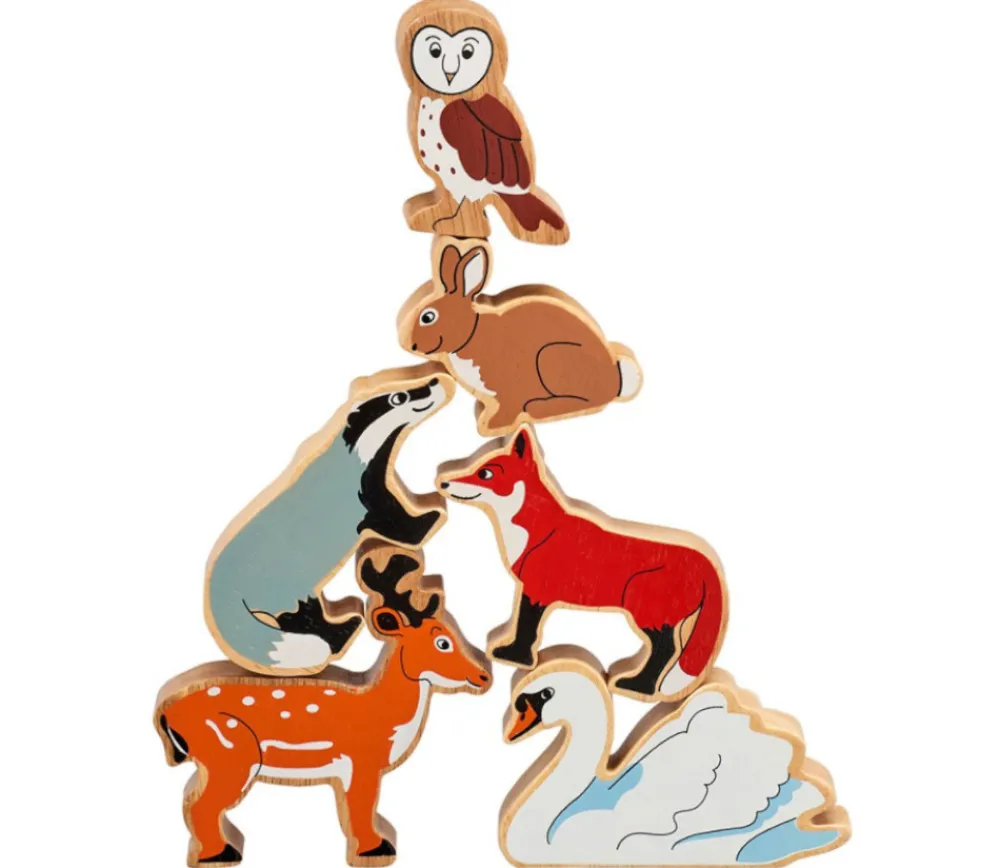 Tout Pour le Jeu 6 grands animaux de la forêt - figurines en bois