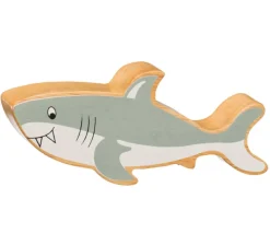 Tout Pour le Jeu 6 grands animaux de la mer en bois - figurines colorées