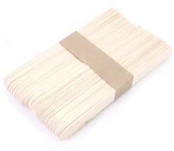 Tout Pour le Jeu 50 grands bâtonnets bois naturel 15 x 1.8 x 0.18 cm bricolage et jeux