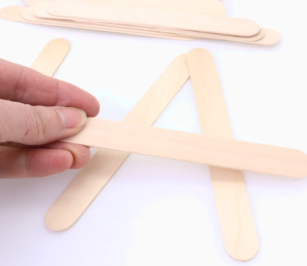 Tout Pour le Jeu 50 grands bâtonnets bois naturel 15 x 1.8 x 0.18 cm bricolage et jeux