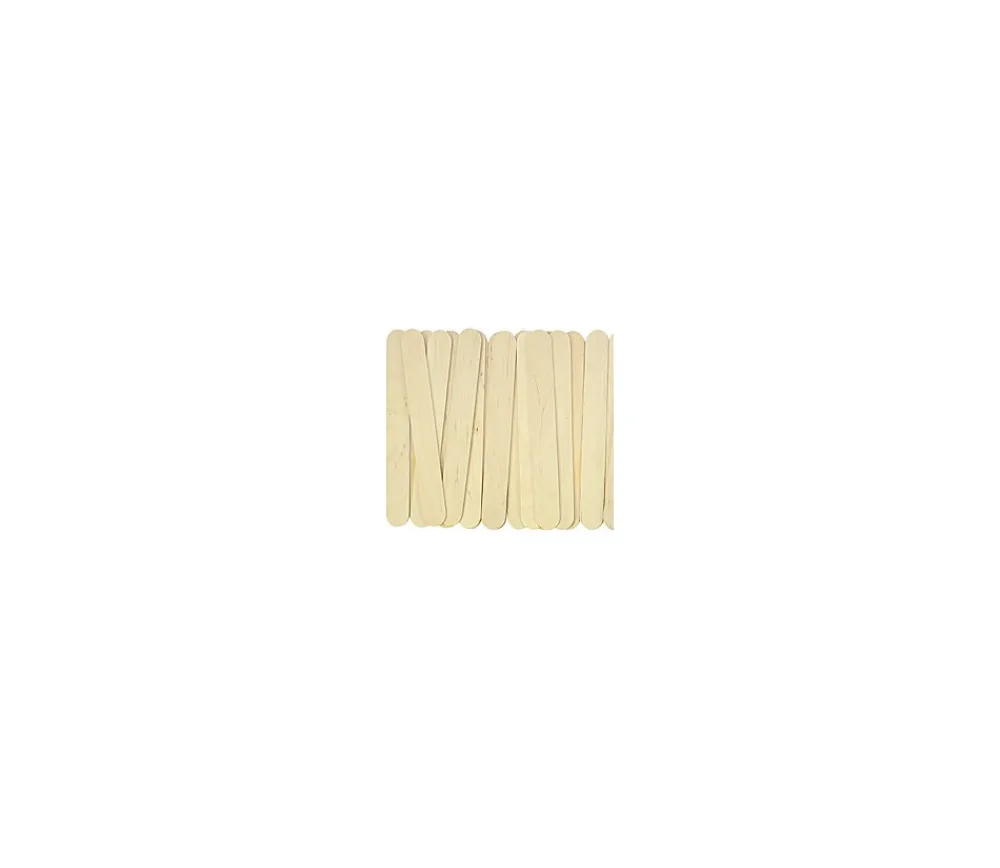Tout Pour le Jeu 50 grands bâtonnets bois naturel 15 x 1.8 x 0.18 cm bricolage et jeux