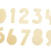Tout Pour le Jeu 30 Grands chiffres 0 à 9 en bois de 8 cm