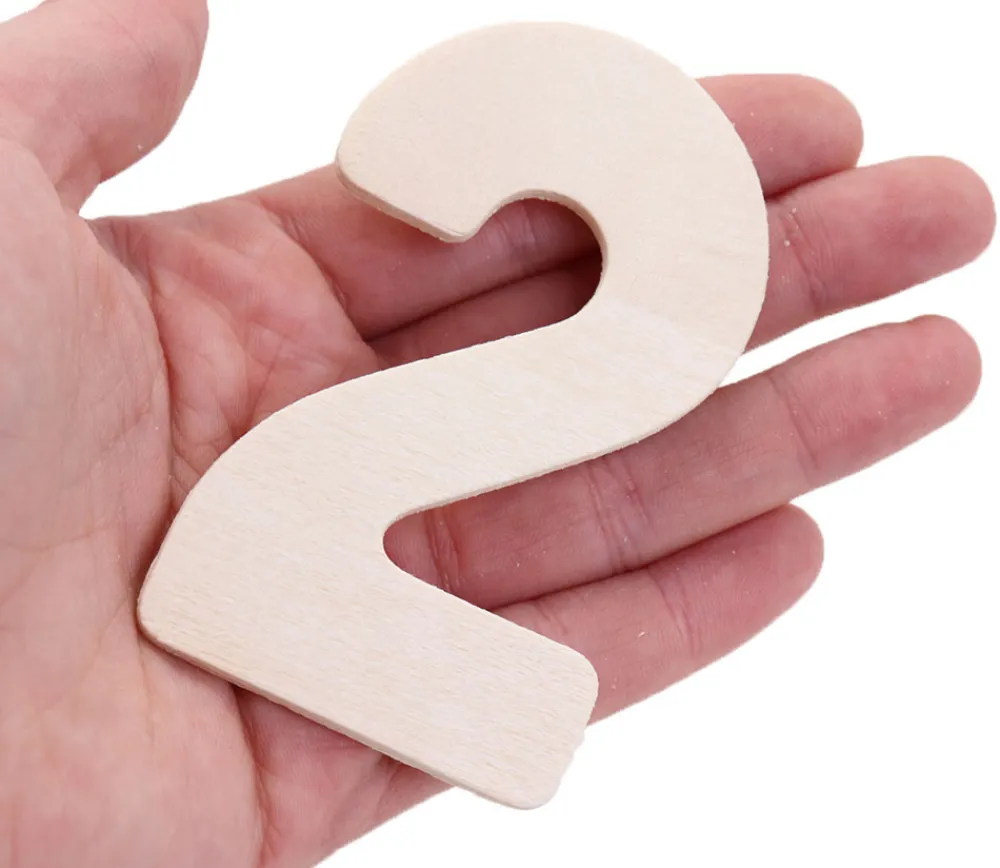 Tout Pour le Jeu 30 Grands chiffres 0 à 9 en bois de 8 cm