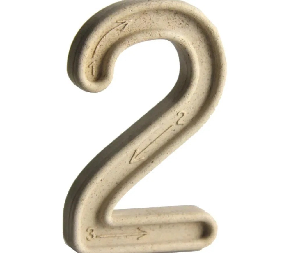 Tout Pour le Jeu 10 Grands chiffres en relief 7.5 cm avec billes