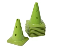Tout Pour le Jeu 4 grands cônes slalom 30 cm éco-plastique robuste