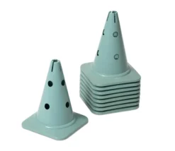 Tout Pour le Jeu 4 grands cônes slalom 30 cm éco-plastique robuste