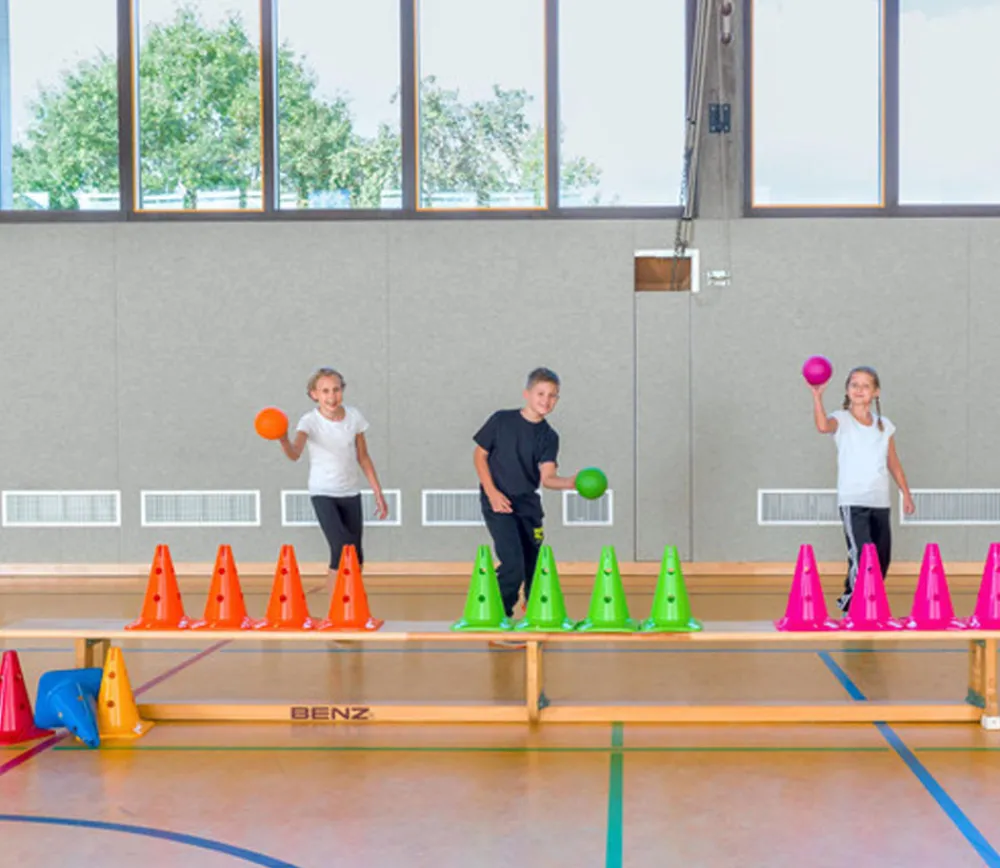 Tout Pour le Jeu 6 grands Cônes slalom 30 cm SUPER RESISTANTS avec trous