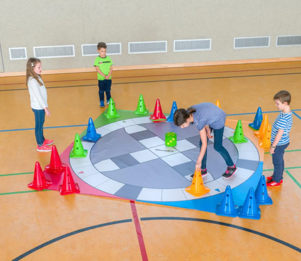 Tout Pour le Jeu 6 grands Cônes slalom 30 cm SUPER RESISTANTS avec trous
