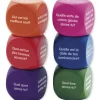 Tout Pour le Jeu 6 grands dés questions pour discussion 4 cm