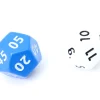 Tout Pour le Jeu 2 grands dés temps : 1 dé heure et 1 dé minute