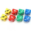 Tout Pour le Jeu 8 grands dés unité, dizaine, centaine, millier 10 faces JUMBO