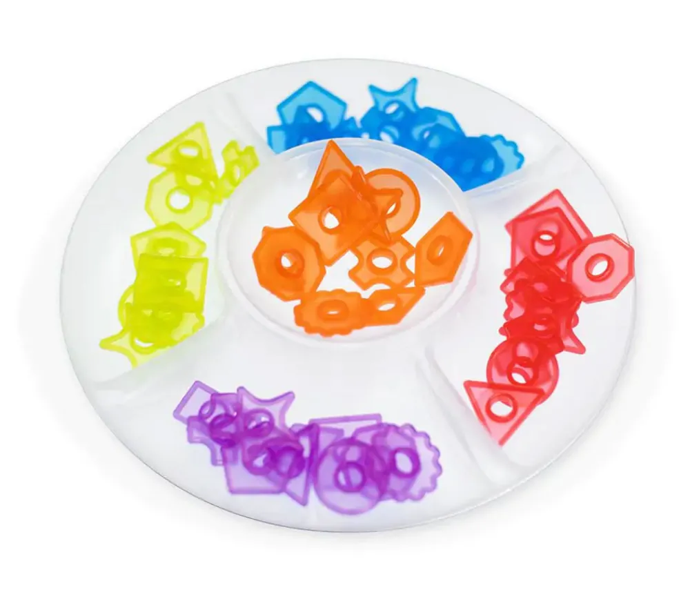 Tout Pour le Jeu 4 grands plateaux de tri transparents 26 cm