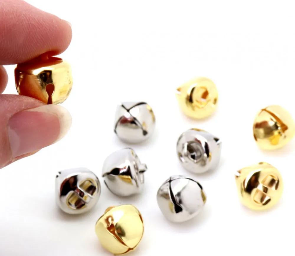 Tout Pour le Jeu 10 Grelots métal doré et argenté Ø 1.3 cm