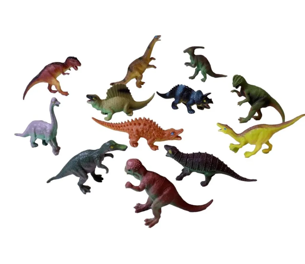 Tout Pour le Jeu 12 gros dinosaures Animaux figurines de 10 à 15 cm - jouet pas cher