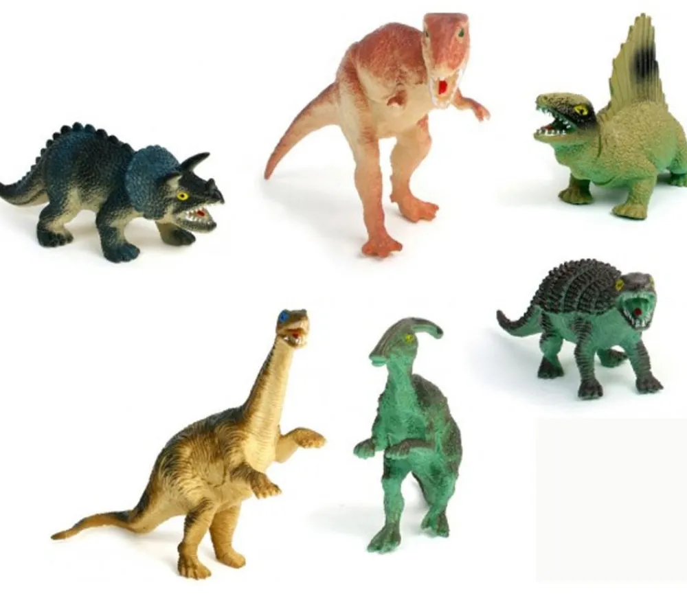 Tout Pour le Jeu 12 gros dinosaures Animaux figurines de 10 à 15 cm - jouet pas cher