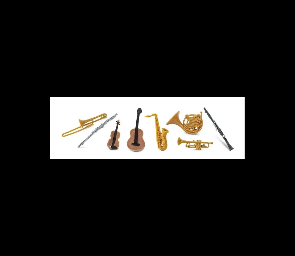 Tout Pour le Jeu 8 instruments de musique figurines jouet
