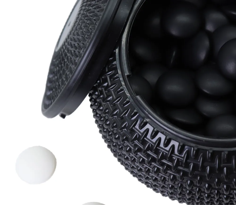 Tout Pour le Jeu 2 jarres 360 pions de go biconvexes - pierres jeu de go