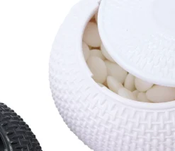 Tout Pour le Jeu 2 jarres 360 pions de go biconvexes - pierres jeu de go