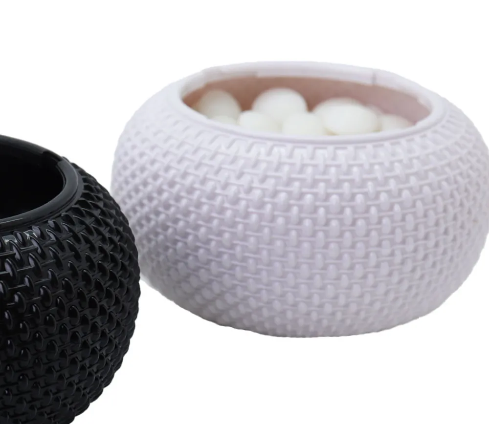 Tout Pour le Jeu 2 jarres 360 pions de go biconvexes - pierres jeu de go
