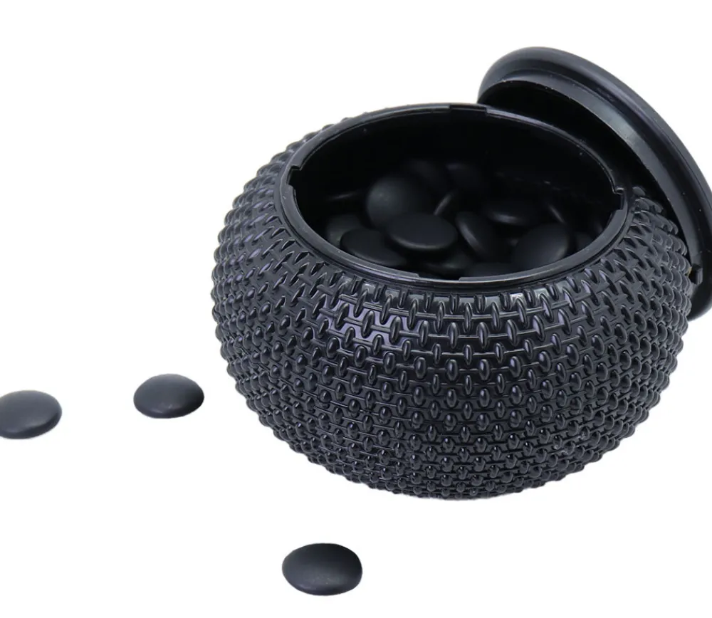 Tout Pour le Jeu 2 jarres 360 pions de go convexes - pierres jeu de go