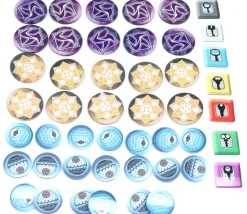 Tout Pour le Jeu 46 jetons compatibles jeu Arkham Horror