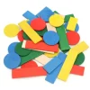 Tout Pour le Jeu 50 Jetons de jeux en bois lot pour tarot, nain jaune, mise 5 couleurs