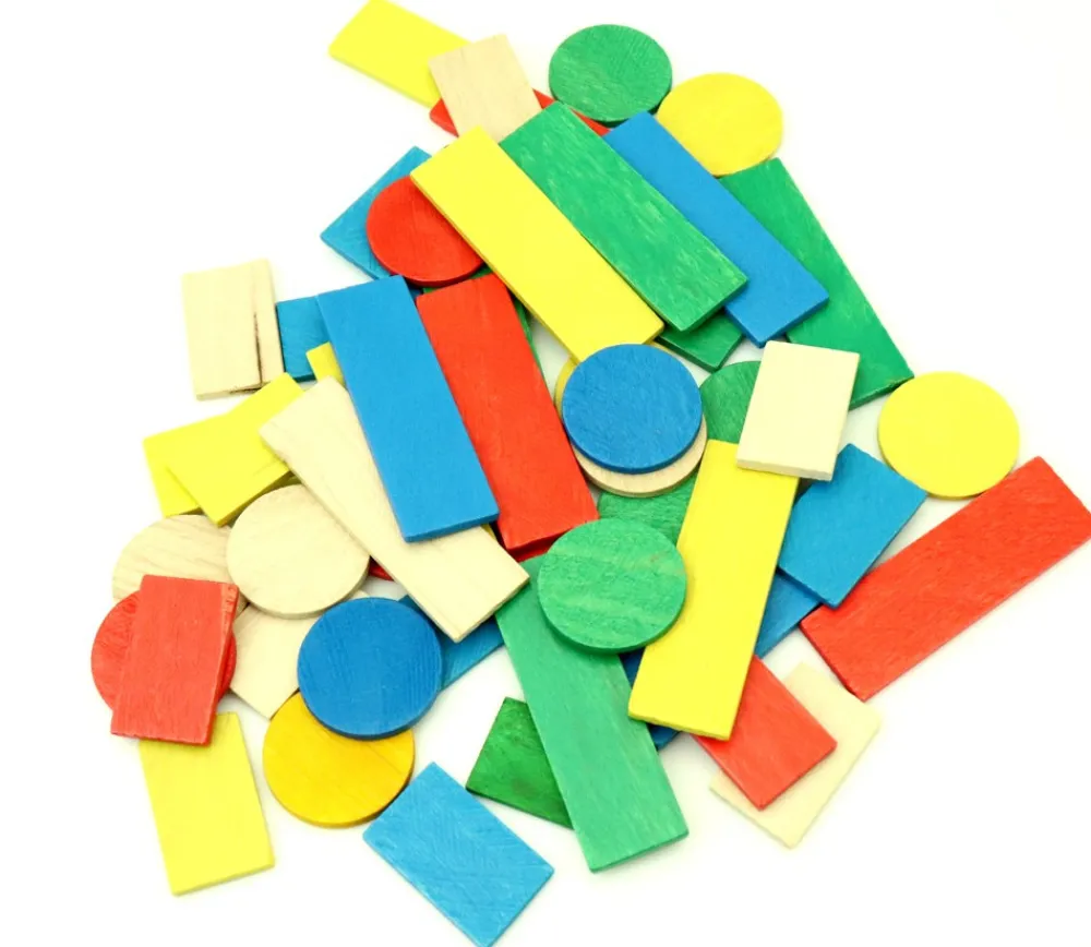 Tout Pour le Jeu 50 Jetons de jeux en bois lot pour tarot, nain jaune, mise 5 couleurs