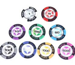Tout Pour le Jeu 20 Jetons de poker crown argile valeur 1 - 14gr