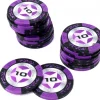 Tout Pour le Jeu 20 Jetons de poker crown argile valeur 10 - 14 gr