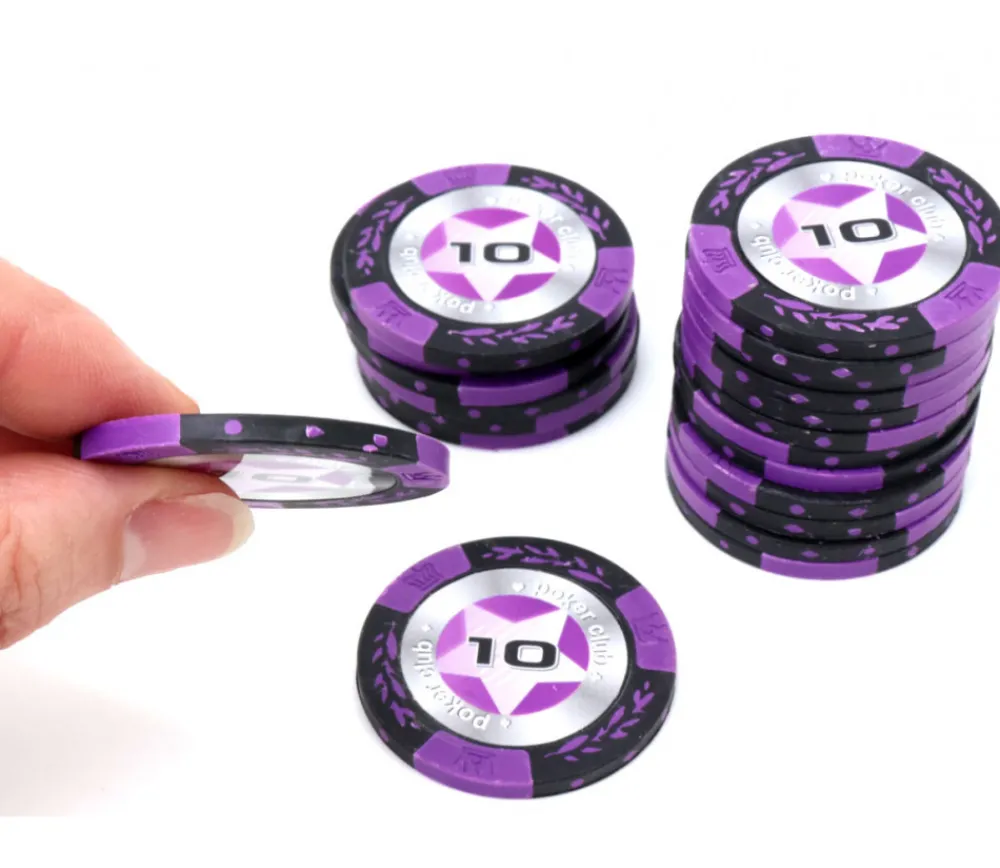 Tout Pour le Jeu 20 Jetons de poker crown argile valeur 10 - 14 gr