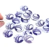 Tout Pour le Jeu 20 jetons design violet/blanc 18.5 mm elder