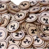 Tout Pour le Jeu 500 jetons en bois 2 € - 2.5 cm