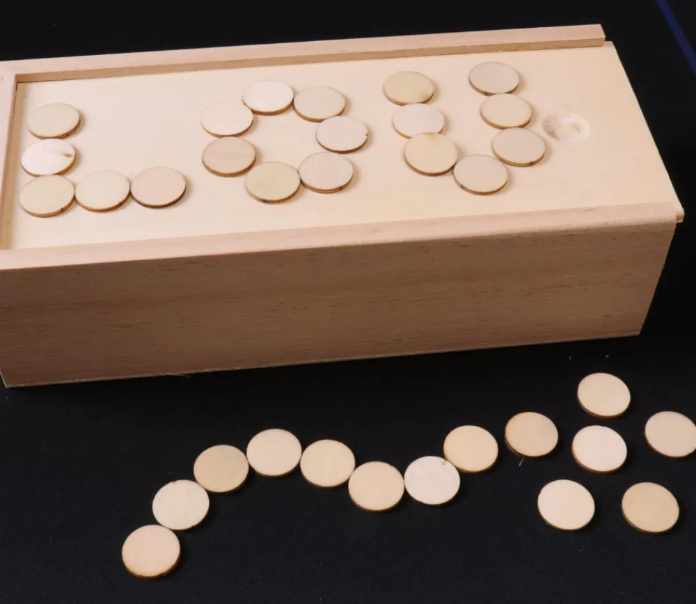 Tout Pour le Jeu 2500 Jetons en bois 1.5 cm jeux - loto - bingo - loisirs créatifs