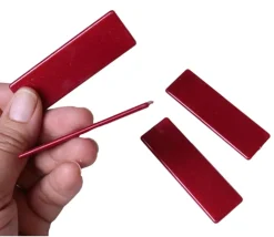 Tout Pour le Jeu 500 Jetons grands rectangles épais 6.2 x 2 cm en plastique coloré