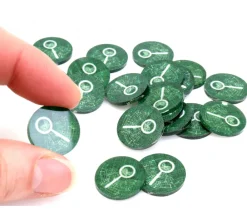 Tout Pour le Jeu 20 jetons indices/ loupes 18 mm pour jeux