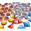 Tout Pour le Jeu 80 jetons ronds / carrés / trianges pour mise de jeu