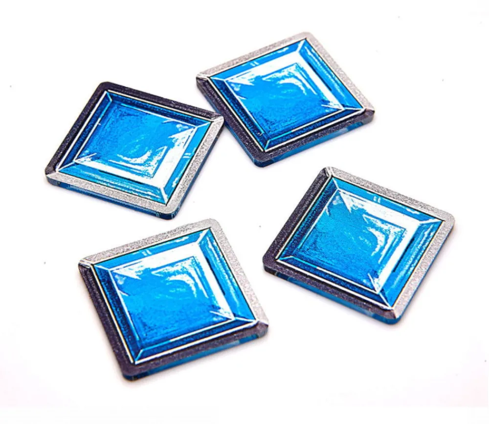 Tout Pour le Jeu 80 jetons ronds / carrés / trianges pour mise de jeu