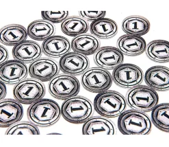 Tout Pour le Jeu 80 jetons ronds / carrés / trianges pour mise de jeu