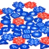 Tout Pour le Jeu 80 jetons rouges et bleus compatibles jeu XWing bleu