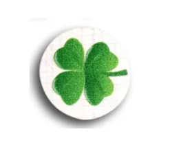 Tout Pour le Jeu 10 Jetons trèfle 4 feuilles -porte bonheur en bois 15 mm