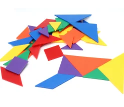 Tout Pour le Jeu 6 jeux de tangrams en plastique coloré