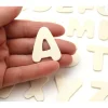 Tout Pour le Jeu 26 lettres alphabet en bois naturel 3.5 cm