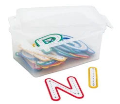 Tout Pour le Jeu 26 lettres de traçage - majuscule effaçable 11.5 cm