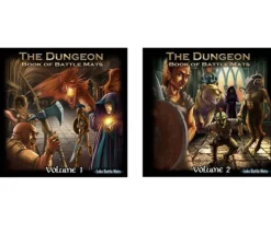 Tout Pour le Jeu 2 Livres Dungeon Battle Mats plateaux de jeu combat