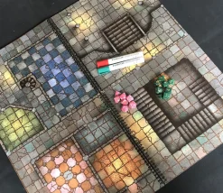 Tout Pour le Jeu 2 Livres Dungeon Battle Mats plateaux de jeu combat
