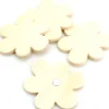 Tout Pour le Jeu 4 magnets fleur en bois à décorer 5 cm