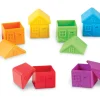 Tout Pour le Jeu 6 Maisons avec toits amovibles et empilables 8 x 7 cm