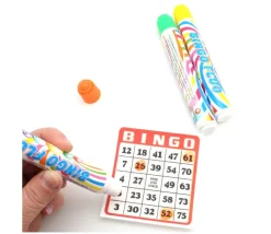 Tout Pour le Jeu 48 Marqueurs pour carton loto Bingo - 6 couleurs