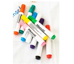 Tout Pour le Jeu 12 marqueurs textiles feutres 12 couleurs pour tissu